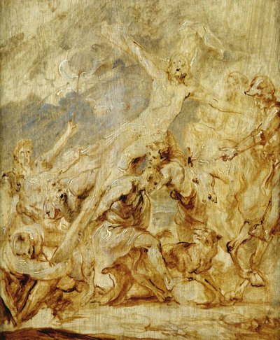 Boceto del levantamiento de la cruz, 1630 de Anthony van Dyck