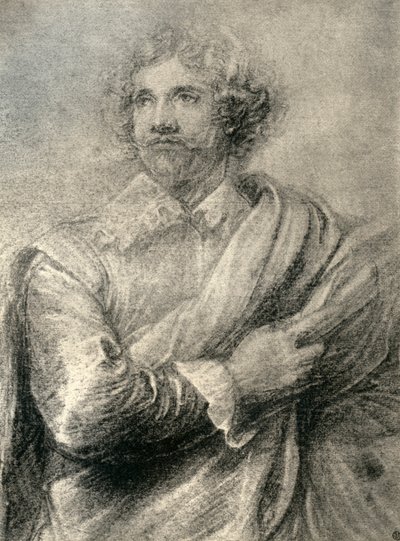 Estudio para la Pintura del Grabador, Peter De Jode el Joven, 1913 de Anthony van Dyck