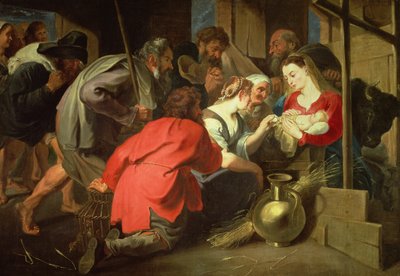 La adoración de los pastores, c.1616-18 de Anthony van Dyck