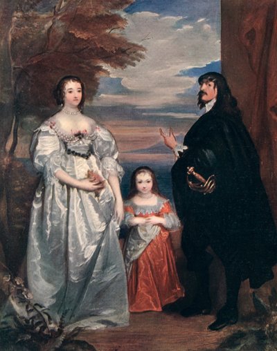 El Conde y la Condesa de Derby y Niño, 1632-1641 1910 de Anthony van Dyck