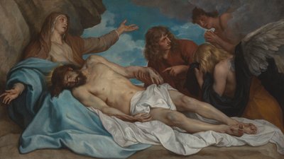 El lamento sobre Cristo muerto de Anthony van Dyck
