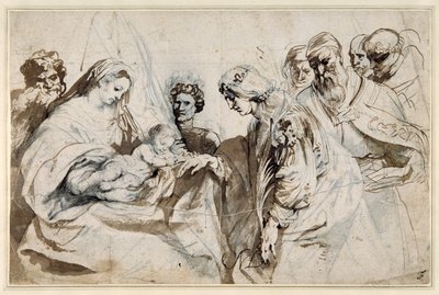 El matrimonio místico de Santa Catalina de Anthony van Dyck