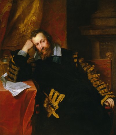 "El Conde Mago", Henry Percy, 9º Conde de Northumberland, 1635 de Anthony van Dyck