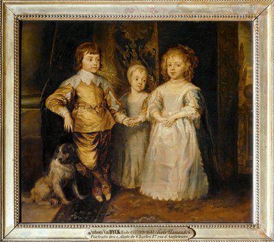 Los hijos de Carlos I de Inglaterra; ... de Anthony van Dyck