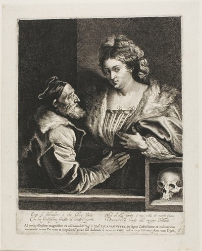 Tiziano y su amante de Anthony van Dyck