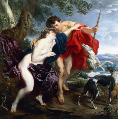 Venus y Adonis de Anthony van Dyck