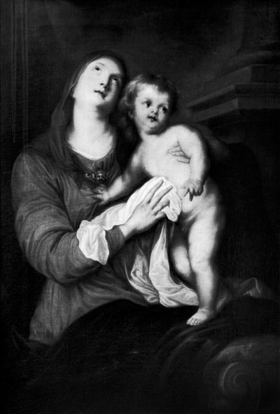 Virgen y Niño de Anthony van Dyck