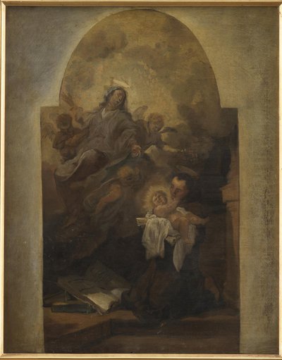 Virgen y Niño con San Francisco de Anthony van Dyck