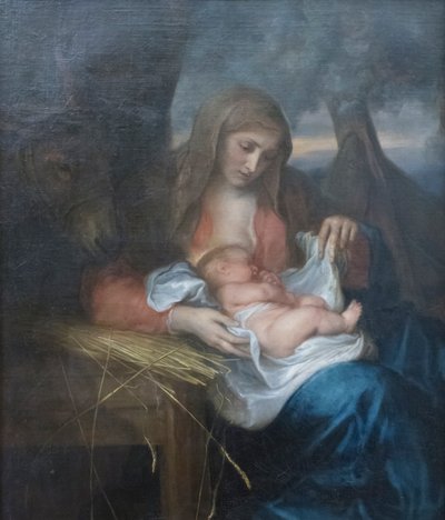 Virgen de la paja de Anthony van Dyck
