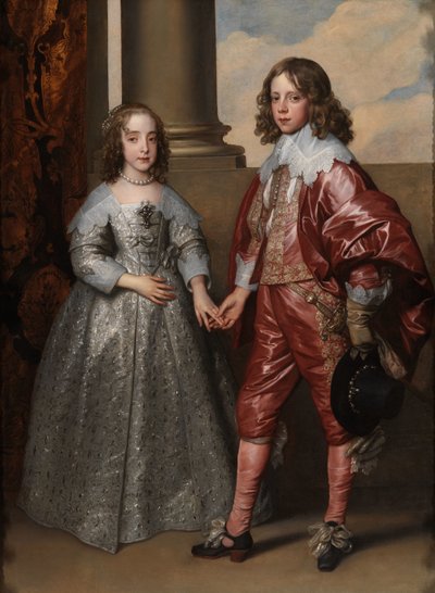 Guillermo II, Príncipe de Orange, y su novia, María Estuardo
Retrato doble de Guillermo II (1626-1650), príncipe de Orange, y la princesa María Estuardo (1631-1660), posteriormente princesa real de Anthony van Dyck