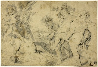 El joven Baco y sus compañeros de Anthony van Dyck