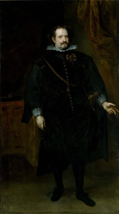 Diego Felipe de Guzmán, Marqués de Regganes. de Anthony van Dyck