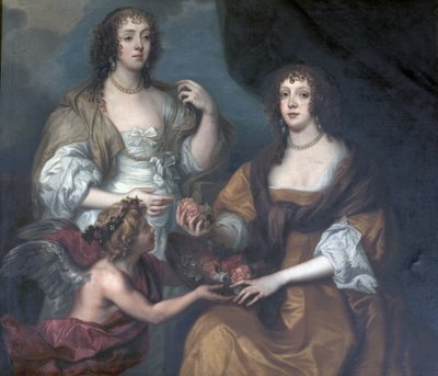 Lady Elizabeth Thimbelby y Dorothy, Vizcondesa Andover de Anthony van after Dyck