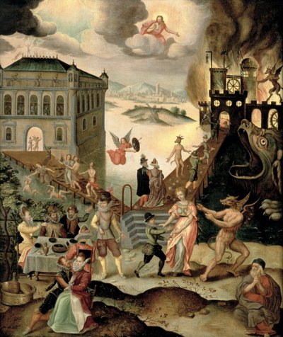 Alegoría del Vicio y la Virtud de Anthuenis Claeissins or Claeissens