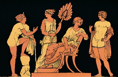 Ifigenia y Orestes, 1880 de Antique