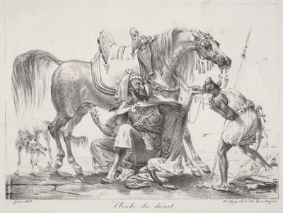 Árabe del desierto de Antoine-Jean Gros