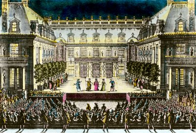 Representación de la ópera tragedia Alceste, ou le Triomphe d