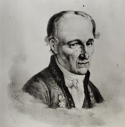 Retrato de Rene Just Hauy (1743-1822) de Antoine (after) Maurin