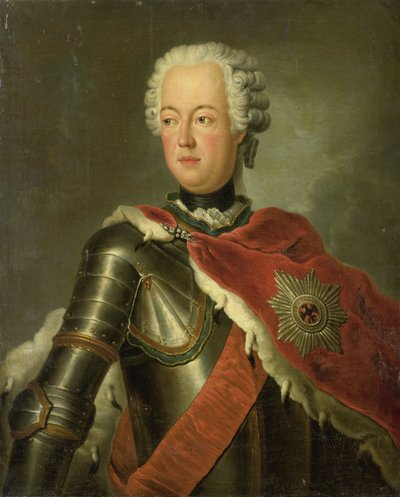 Retrato de August Wilhelm de Antoine (after) Pesne