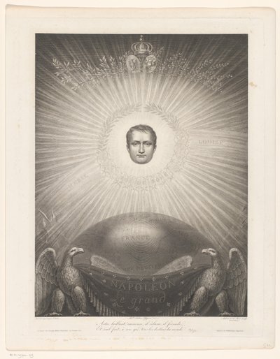 Glorificación de Napoleón Bonaparte de Antoine Aubert