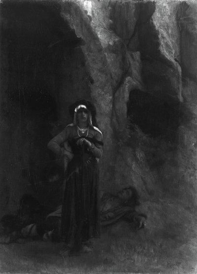 De guardia, 1860-70 de Antoine Auguste Ernest Hebert
