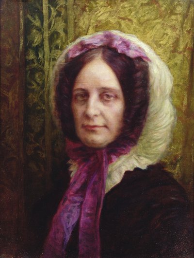 Retrato de la Baronesa de Villeguy de Antoine Auguste Ernest Herbert or Hebert