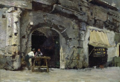 Roma, tiendas oscuras de Antoine Auguste Ernest Herbert or Hebert