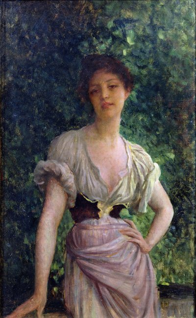 La Lavandera de Antoine Auguste Ernest Herbert or Hebert