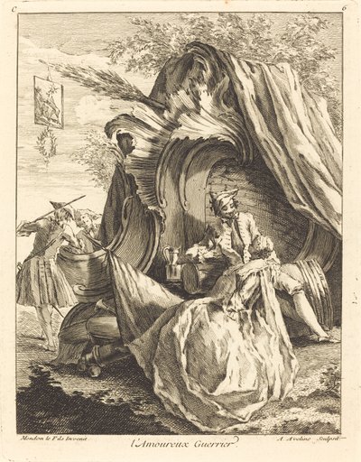 El guerrero enamorado de Antoine Aveline after Jean Mondon