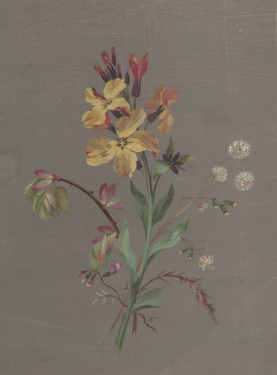 Diseño floral, ca. 1820 de Antoine Berjon