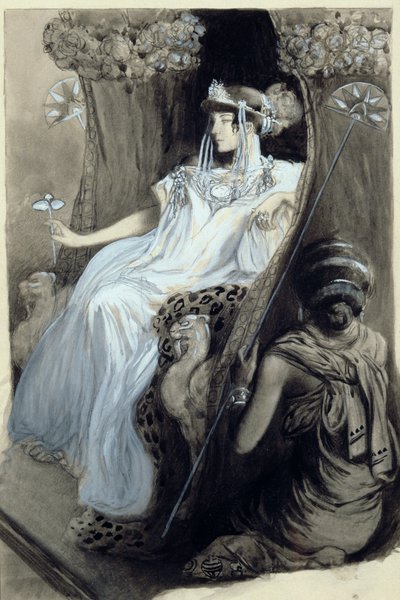 Dibujo para Afrodita por Pierre Louys, 1896 de Antoine Calbet