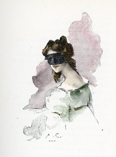 Retrato de una misteriosa amante de Napoleón I frecuentada hacia 1803 y apodada la dama de Saint-Cloud de Antoine Calbet