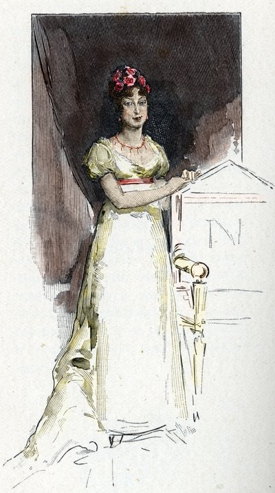 Retrato de la emperatriz María Luisa de Austria (Marie-Louise) de Antoine Calbet