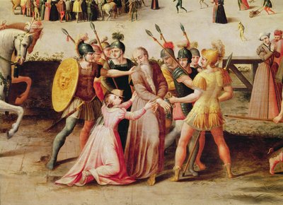 El arresto de Sir Thomas More en 1535 (detalle) de Antoine Caron