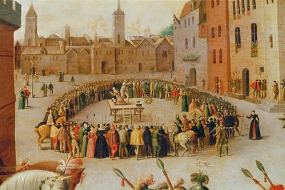 La ejecución de Sir Thomas More en 1535 de Antoine Caron