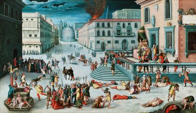 La Masacre del Triunvirato de Antoine, Caron