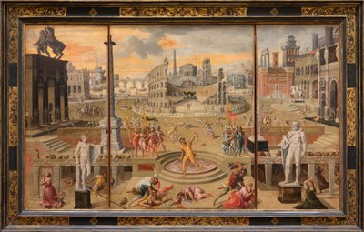 Las masacres del Triunvirato (pintura) de Antoine Caron