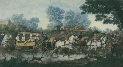 Reunión de caza de Antoine Charles Horace Vernet