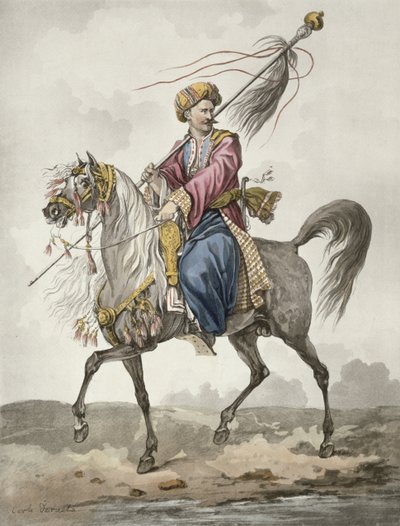 Abanderado mameluco de Antoine Charles Horace Vernet