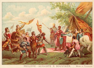 Felipe Augusto de Francia en Bouvines, 1214 de Antoine Charles Horace Vernet