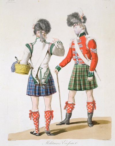 Soldados escoceses de Antoine Charles Horace Vernet
