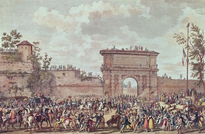 La entrada de los franceses en Milán, 25 Floreal An IV (14 de mayo de 1796) de Antoine Charles Horace Vernet