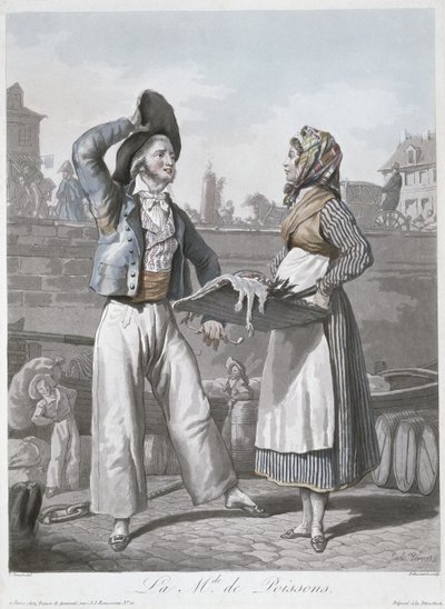 El vendedor de pescado de Antoine Charles Horace Vernet