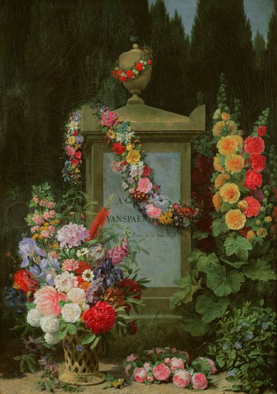 Homenaje a Gerard van Spaendonck, 1830 de Antoine Chazal