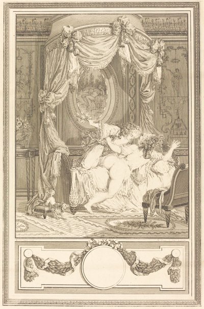 La Paliza con Rosas de Antoine Cosme Giraud after Antoine Borel