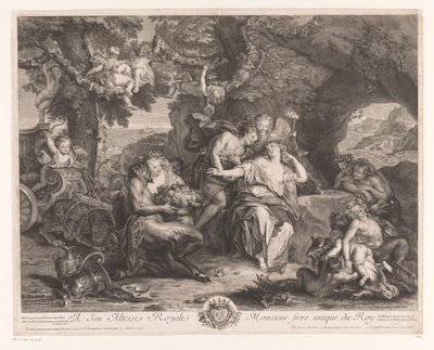 Baco y Ariadna de Antoine Coypel