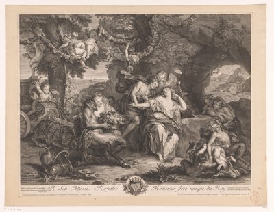 Baco y Ariadna de Antoine Coypel