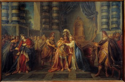 Cleopatra tragando el veneno de Antoine Coypel