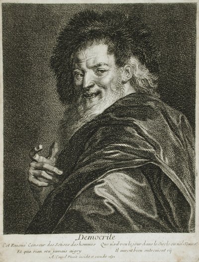 Demócrito de Antoine Coypel