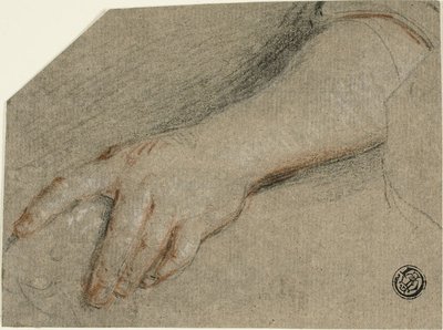 Punta de la mano y antebrazo de Antoine Coypel